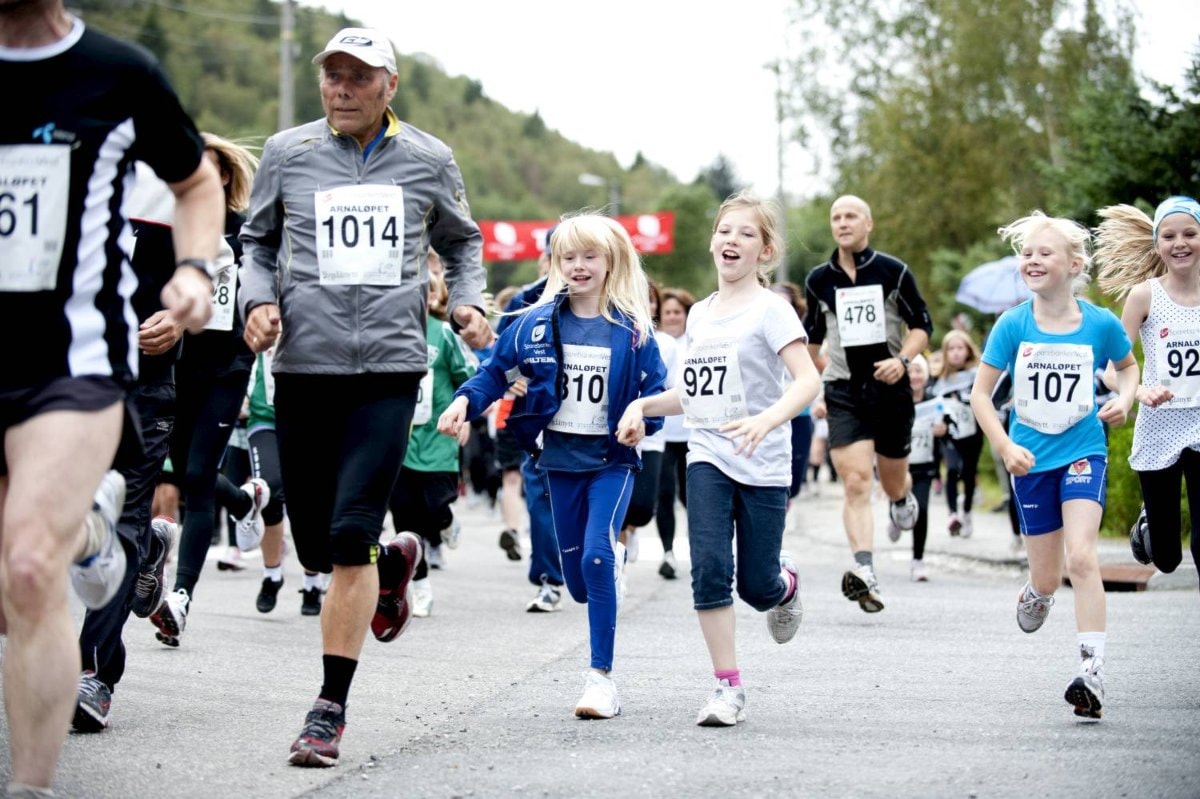 Arnaløpet 2025 - gratis for barn mellom 0-12 år